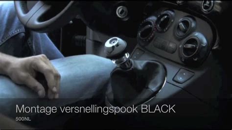 500NL Installatie Versnellingspook Black .